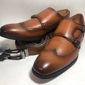 Santino Luciano Men's Wingtip Brogue Dress Shoes